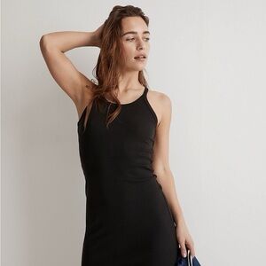 Madewell Brightside mini black dress